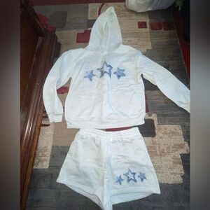 2pc sweater and shorts worn once